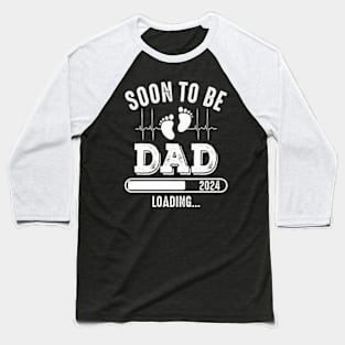 Dad Est 2024 Soon To Be Dad Pregnancy Announcement 1st Time Baseball T-Shirt